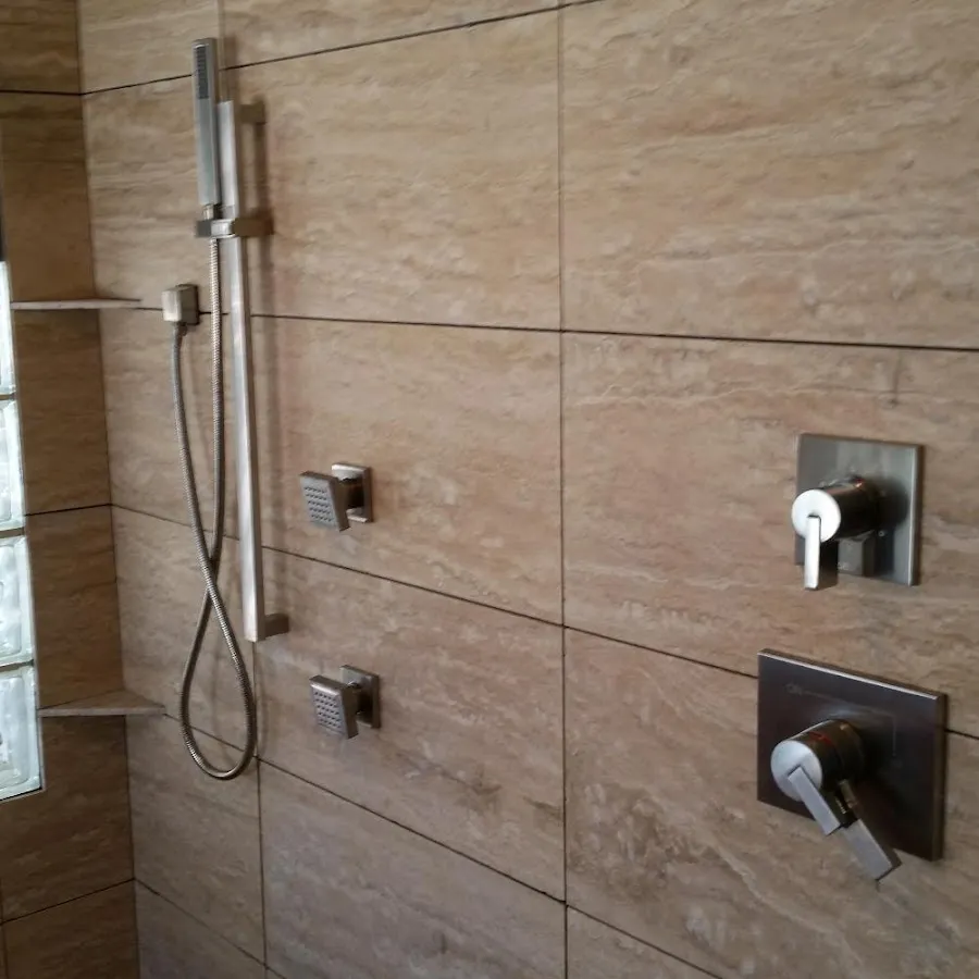 Shower fixture installation for Water Heater Replacement in Kirksville